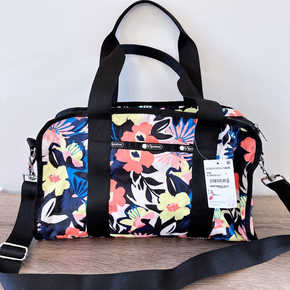 NWT LeSportSac Bergen Nylon Duffle Bag in Alameda